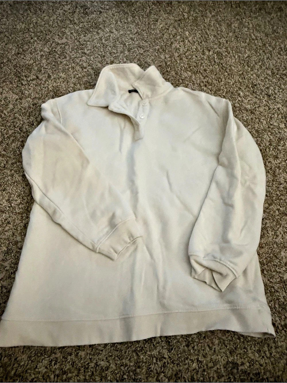 White Pullover Sweatshirt